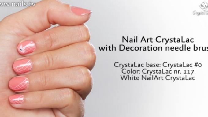 NailArt decoration with Nail Art CrystaLac